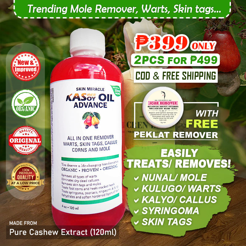 (BUY 1 TAKE 1) Mole & Warts Remover, Skintags, Syringoma, Kalyo & More 🎁FREE Scar Remover